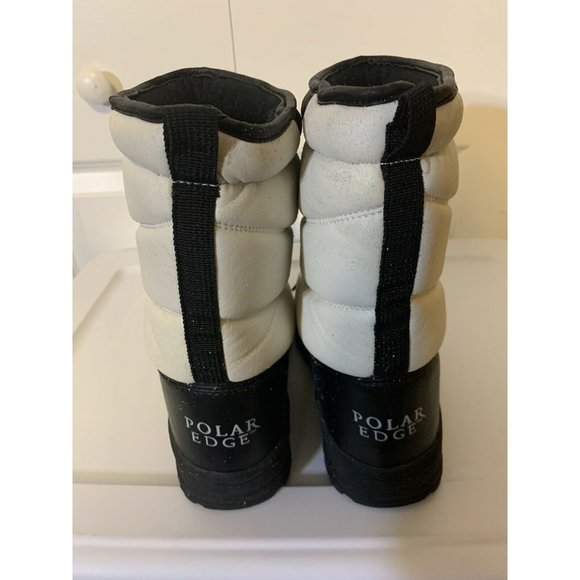 Polar Edge Thinsulate Boots - Women’s Size 10‎ White Black - Picture 8 of 8